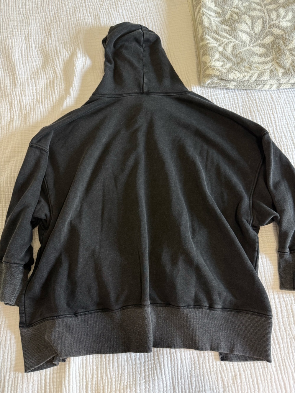 FP MOVEMENT Women’s Slight Acid Wash Black Hoodie - Picture 3 of 3